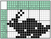 Японский кроссворд №12: Зайчик