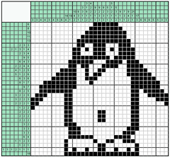 Японский кроссворд №17: Пингвиненок