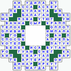 Ответы на классический онлайн кроссворд