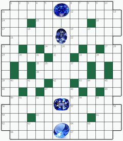 Кроссворд №166: САПФИР
 Сетка кроссворда: 14х16
