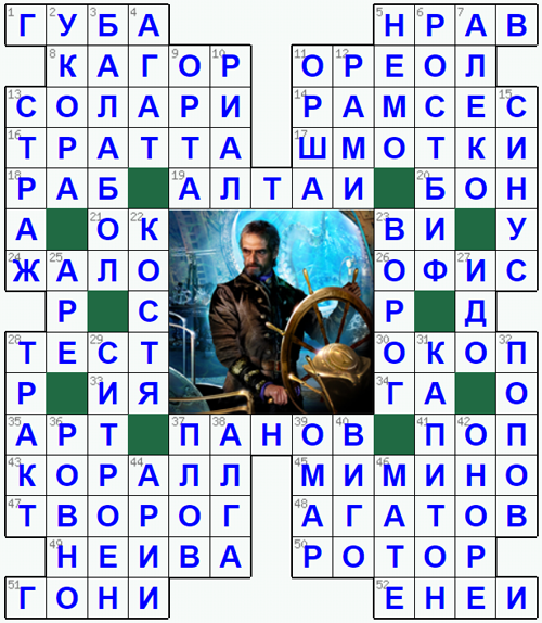 Ответы на классический онлайн Кроссворд №322: НЕМО