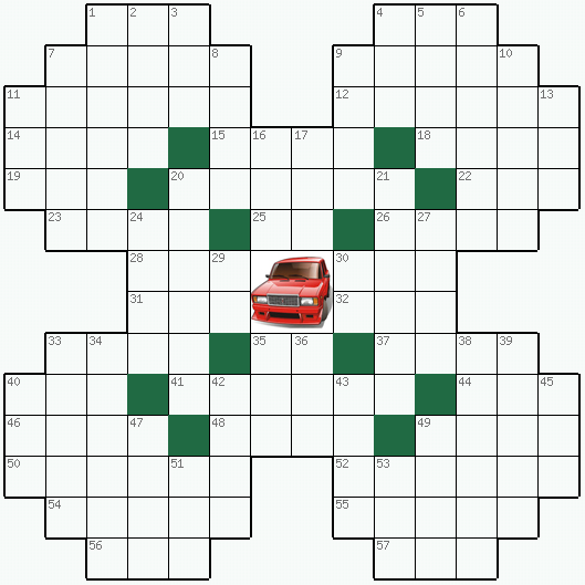 Распечатать бесплатно классический Кроссворд №40: ЖИГУЛИ