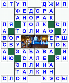 Ответы на классический онлайн Кроссворд №115: УФА