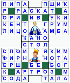 Ответы на классический онлайн Кроссворд №118: ПРИНЦ