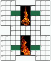 Классический кроссворд №166: ОГОНЬ