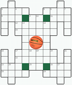 Распечатать бесплатно классический Кроссворд №194: МЯЧ