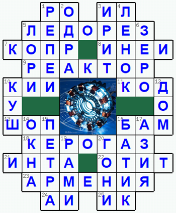 Ответы на классический онлайн Кроссворд №228: РЕАКТОР