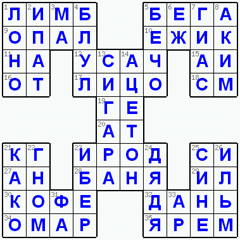 Ответы на классический онлайн Кроссворд №23: СИГАРА