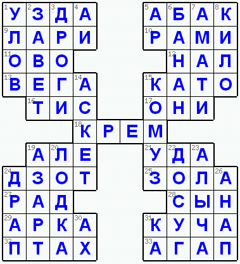 Ответы на классический онлайн Кроссворд №30: БАНАН