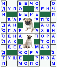 Ответы на классический онлайн Кроссворд №93: МОПС