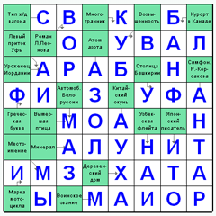 Ответы на скандинавский онлайн Сканворд №14: АЛУНИТ