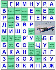 Ответы на скандинавский онлайн Сканворд №155: ВОРОНОК