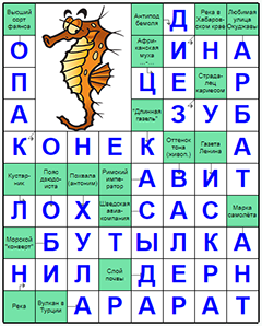 Ответы на скандинавский онлайн сканворд