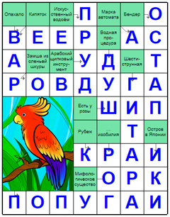 Ответы на скандинавский онлайн Сканворд №211: ГИТАРА