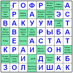 Ответы на скандинавский онлайн Сканворд №26: ГРАВЕР