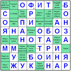 Ответы на скандинавский онлайн Сканворд №32: НОТА