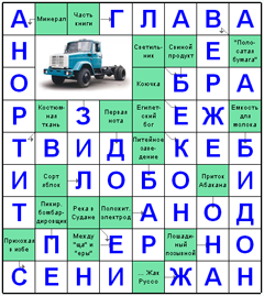 Ответы на скандинавский онлайн Сканворд №40: ЗИЛ