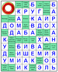 Ответы на скандинавский онлайн Сканворд №63: БАРХАН