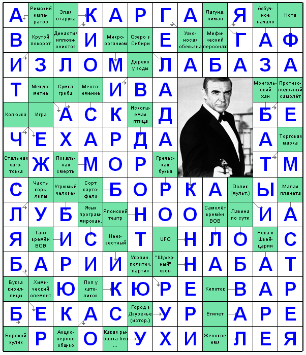 Ответы на скандинавский онлайн Сканворд №133: ЧЕХАРДА