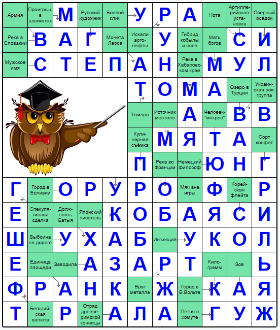 Ответы на скандинавский онлайн Сканворд №279: ГРИЛЬЯЖ