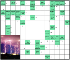 Решать онлайн Сканворд №35: Гроза
