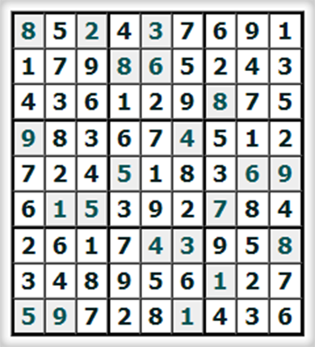 Ответы на онлайн Судоку №210 'Smart'