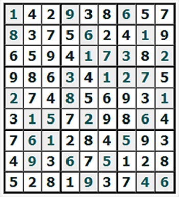 Ответы на онлайн Судоку №649 'Хониара'