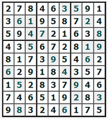 Ответы на онлайн Судоку №670 'Тобаго'