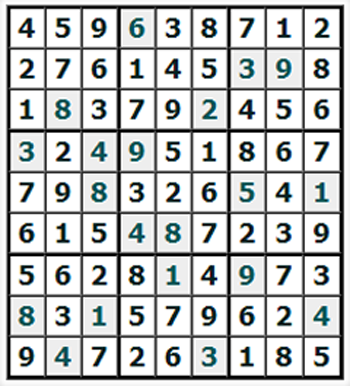 Ответы на онлайн Судоку №715 'Ланка'