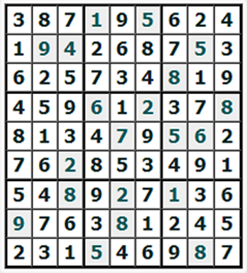 Ответы на онлайн Судоку №770 'Вырезуб'