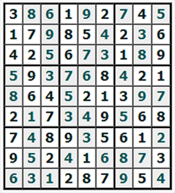 Ответы на онлайн Судоку №808 'Подуст'