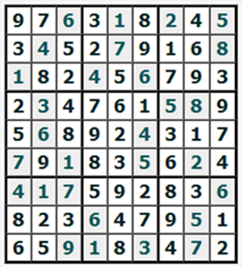 Ответы на онлайн Судоку №939 'Малап'